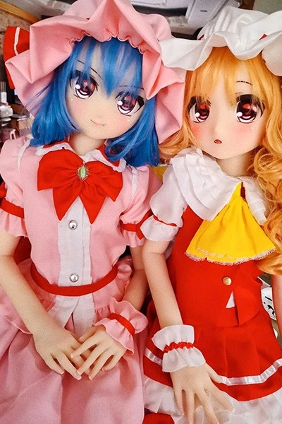 Remilia x Flandre anime sex doll Touhou Project blue and yellow